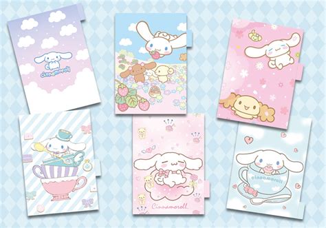 Kawaii Dividers For A5 Size Ring Binder Filofax Printable Etsy