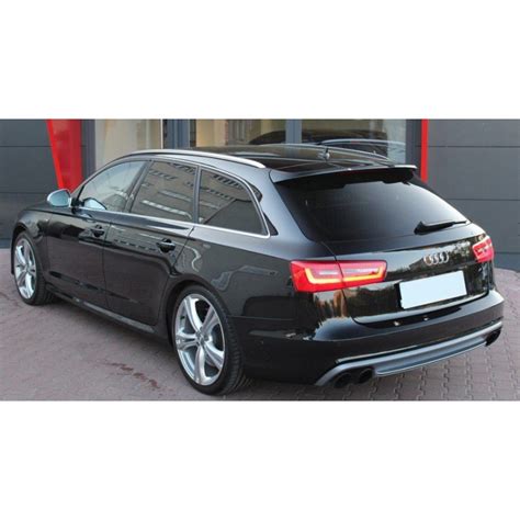 Difusor Trasero Para Audi A6 C7 Avant S6 Look