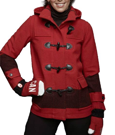 Olympics Red Duffle Coat Wool Hudsons Bay Coat Jackets Creator