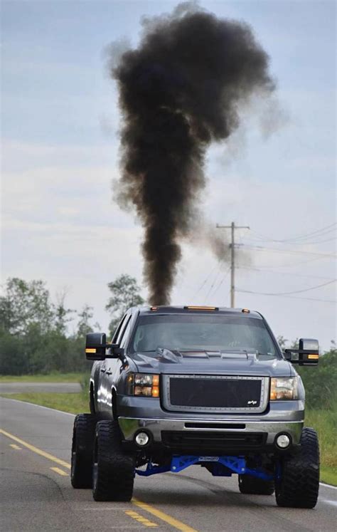 Chevy Duramax Lifted Rollin Coal