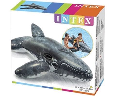 Intex Realistic Whale Ride On Wishhub