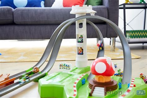 Трек Mattel Hot Wheels Mario Kart Mario Race Track Set Купить Трек Mattel Hot Wheels Mario Kart