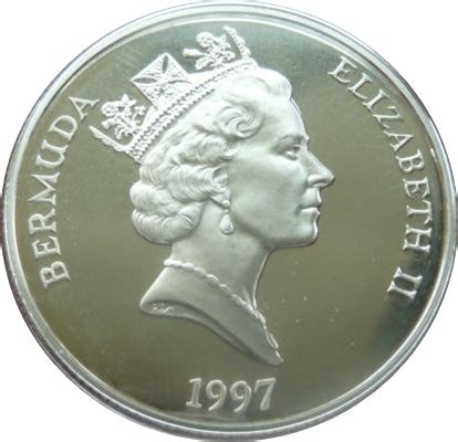 Dollar Elizabeth Ii Coronation Portrait Of Bermuda Numista