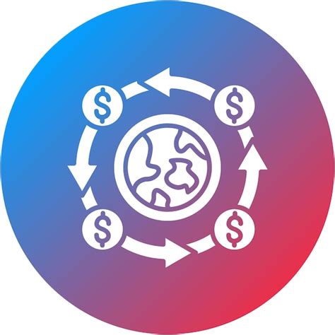 Imagen Vectorial Del Icono De La Economía Circular Se Puede Utilizar Para La Economía Vector