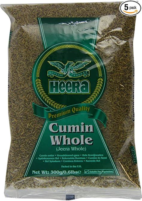 Heera Cumin Seeds Jeera Whole 300g Kryddomat