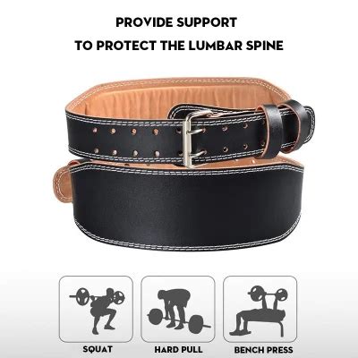 Leather Gym Belts For Weightlifting Powerlifting Strength Training