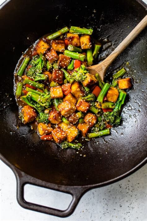 Tofu Stir Fry With Vegetables In A Soy Sesame Sauce Natures Gateway