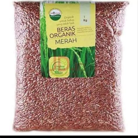 Jual Beras Merah Organik Kg Beras Sehat Beras Coklat Beras Mix Beras