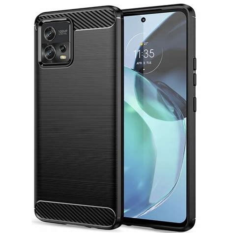 TECH PROTECT TPUCarbon Do Motorola Moto G72 Czarny Etui Niskie Ceny I