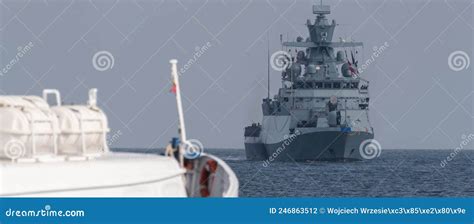 CORVETTE stock photo. Image of combat, artillery, baltic - 246863512