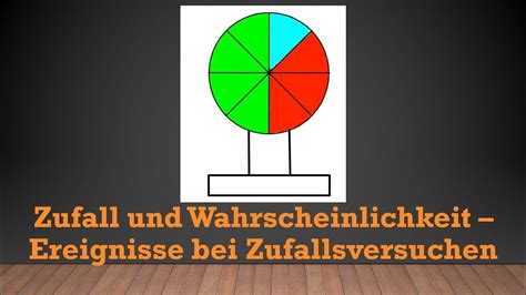 Zufall Und Wahrscheinlichkeit Ereignisse Bei Zufallsversuchen Mathe