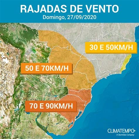 Ciclone Provoca Rajadas De Vento No Centro Sul Do Brasil Climatempo