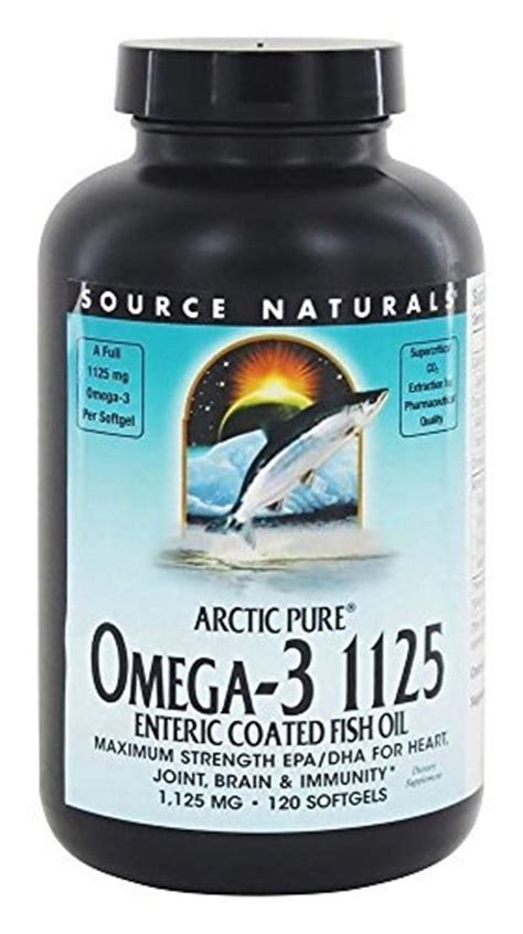 Source Naturals ArcticPure Omega 3 Fish Oil 1125 Mg 120 Enteric