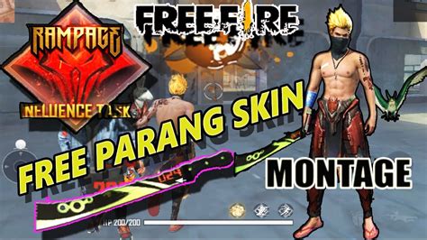 RAMPAGE EVENT FREE PARANG SKIN MONTAGE HEADSHOTS WITH NEW PARANG