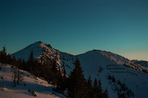 Berge Himmel Sonnenuntergang Kostenloses Foto Auf Pixabay Pixabay