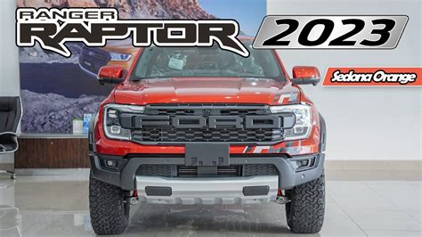 Ford Ranger Raptor 2023 Sedona Orange Color Walkaround Video YouTube