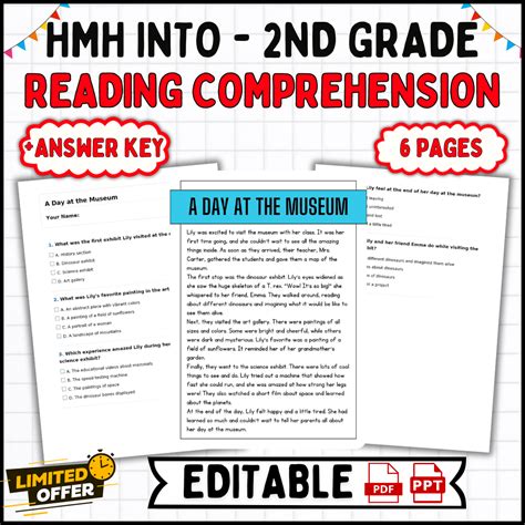 HMH Into Reading 2nd Grade Comprehension Passages Questions ELA