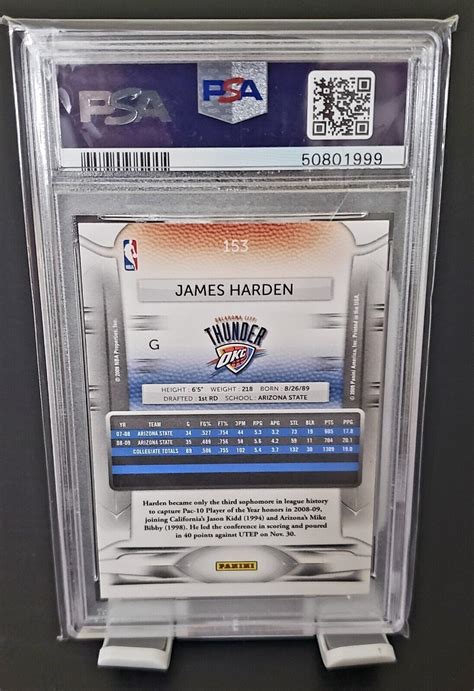 Panini Prestige James Harden Rc For Sale Online Ebay