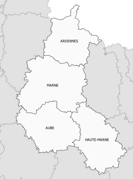 Carte De La Champagne Ardenne Plusieurs Cartes De La Région
