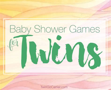 Expecting Twins? Here are 5 twin-themed baby shower games! - TwinGo