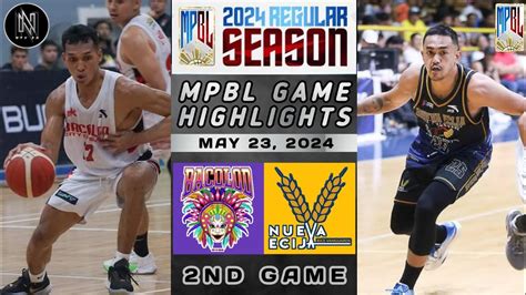 Mpbl Highlights Bacolod City Of Smiles Vs Nueva Ecija Rice Vanguards