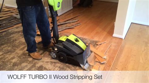 Wolff Turbo Ii With Wood Stripping Set Youtube