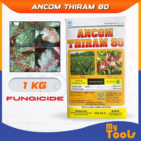 Mytools Ancom Thiram 80 Fungicide 80 Class 2 1 Kg Shopee Malaysia