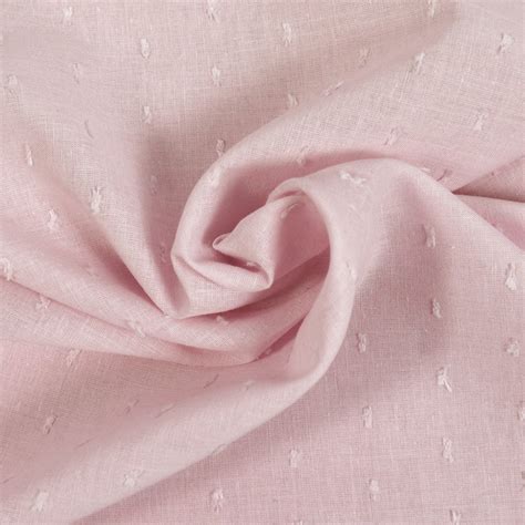 Voile De Coton Plumetis Vieux Rose Vendu Au M Tre