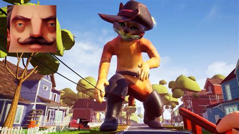 Hello Neighbor My New Neighbor Big Puss In Boots The Last Wish Act 2