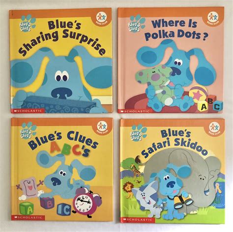 Lot Of 4 Nick Jr Blues Clues Books Grelly Usa