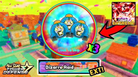 Beating Bizzare Raid EXTREME - All Star Tower Defense - YouTube