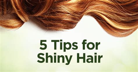 5 Tips for Shiny Hair