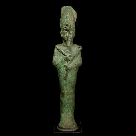 Gro E Bronze Statuette Des Osiris Christoph Bacher