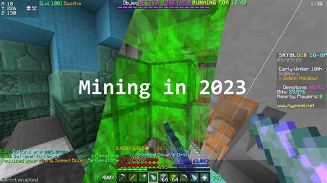 Returning To Mining Hypixel Skyblock Youtube