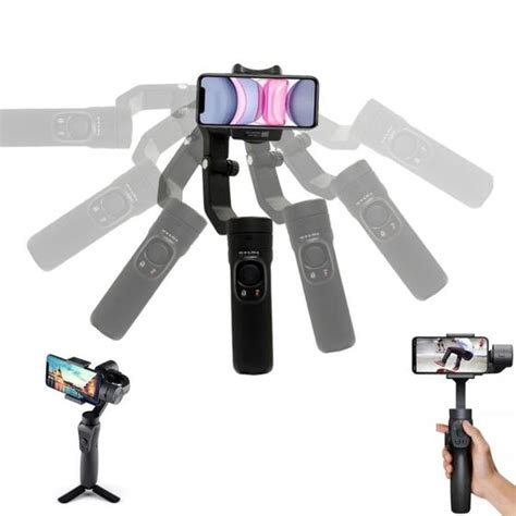 Gimbal Mobil Estabilizador Eixos Profissional Celular Usb It Blue