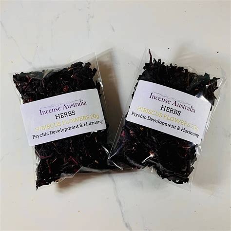 Hibiscus Flowers Herb 20g Incense Australia