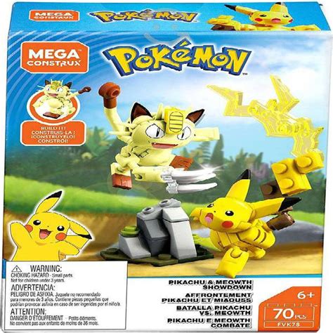 Mega Construx Batalla Pikachu Vs Meowth De Pokemon En M Xico Ciudad De