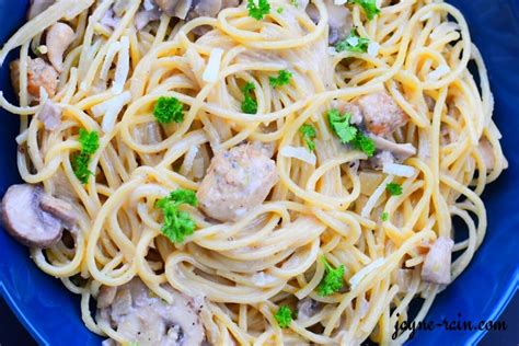 Chicken Spaghetti Alfredo Recipe Jayne Rain