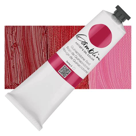 Gamblin Artist S Oil Color Quinacridone Red Ml Utrecht Art Supplies