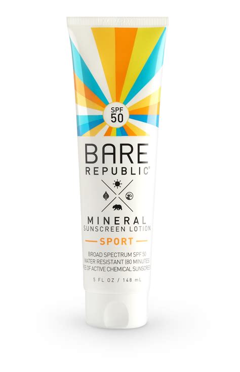 Bare Republic Mineral Sunscreen Lotion Sport Spf 50 Ingredients Explained