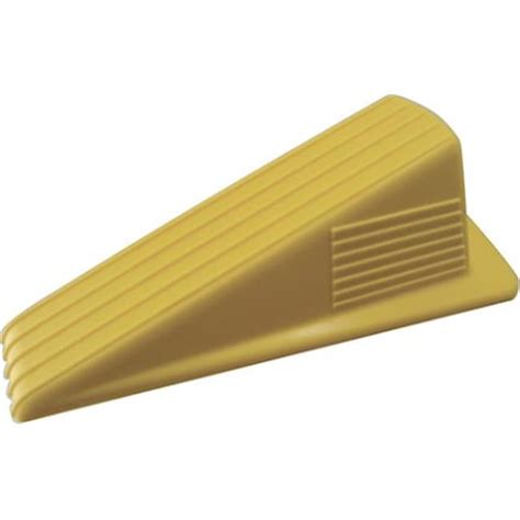 2 In Heavy Duty Jumbo Rubber Door Wedge Yellow