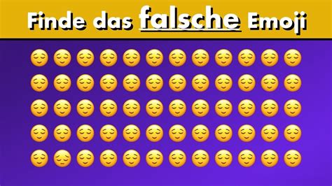 Finde Das Falsche Emoji Bilder Quiz R Tsel Schwer Leicht Youtube