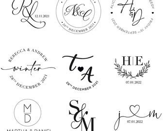 Wedding Logo Design - Etsy