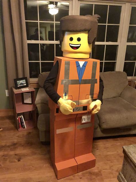 DIY Lego Emmet Costume | Lego, Legos, Emmet costume