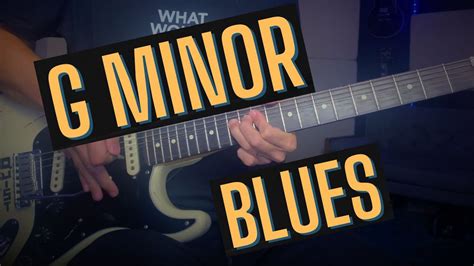 Slow Blues Guitar Backing Track G Minor YouTube