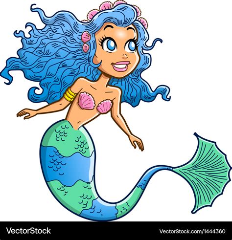 Mermaid Royalty Free Vector Image VectorStock