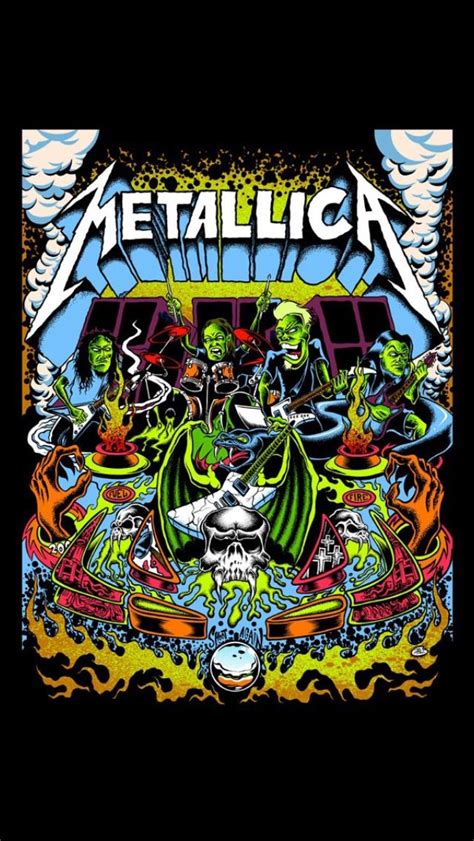 Pin By Wayne Branam On Rock N Roll Metallica Art Heavy Metal Art