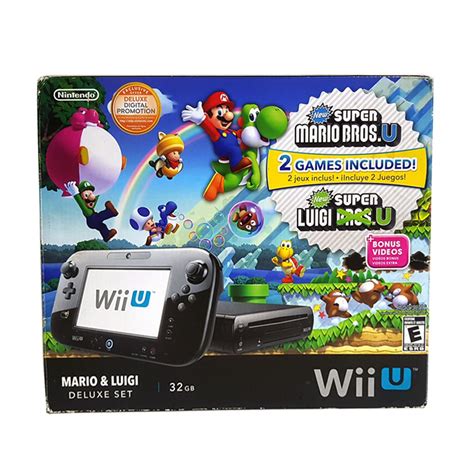 Console Nintendo Wii U Deluxe Set Gb Preto Nintendo Loja Sport Games