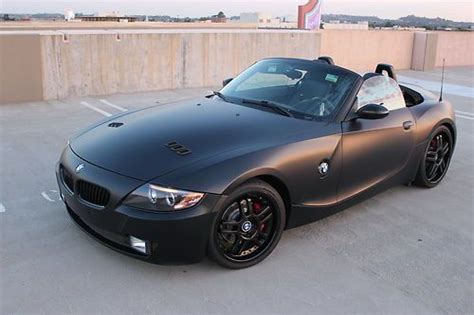 Sell used BMW Z4 06 custom carbon fiber wrap low miles nice rims super ...