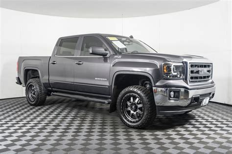 Used Lifted 2014 Gmc Sierra 1500 Slt Z71 4x4 Truck For Sale Northwest Motorsport